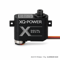 Micro Servo 3KG 9g XQ-S1009F XQ-POWER 0.07s Rapide Engrenage en Aluminium Étanche Sans Noyau Mini Avion RC Vente en Gros OEM