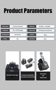 Actuador de émbolo de pasador Superior de Acción a presión CNTD IP65 10A interruptor de límite eléctrico interruptor de enclavamiento de seguridad sin contacto - Product Image 5