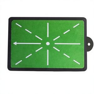 Tapete de Práctica de Golf para Interiores/Exteriores con Base de Terciopelo y Goma Reemplazables - 30x48cm, Diseño con Asa Oculta para Fácil Transporte - Product Image 1