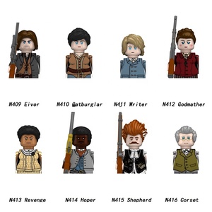 Blocchi da Costruzione MOC City US Military, Accessori per Personaggi, Cowboy del West, Sceriffo, Soldato dell'Esercito, Modellino Giocattolo per Bambini - Product Image 4