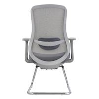 Chaise de visiteur ergonomique moderne en maille avec fonctions pivotantes et réglables, en nylon, pour la maison, le bureau et le salon