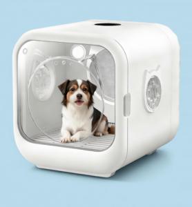 กล่องอบแห้งสัตว์เลี้ยงพลาสติกแบบกำหนดเอง ทนทาน ทันสมัย ขนาด 67 ลิตร ป้องกันแบคทีเรีย ดีไซน์เรียบง่าย สวยงาม สำหรับแมวและสุนัข ขายส่ง รับผลิตแบบ OEM ODM - Product Image 1