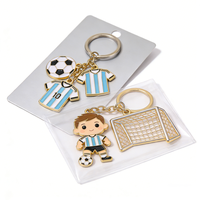 Porte-clés en métal émaillé personnalisé, design mignon, logo de marque, sport, football, soccer