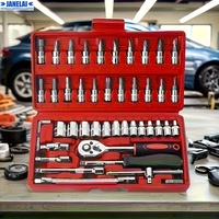46 Herramientas de Reparación Automotriz, Aptas para Autos y Bicicletas, Juego de Llaves Multifuncional Número 150