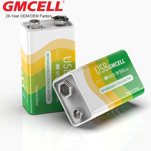Batterie rechargeable rectangulaire 9V 500mAh USB Type-C au lithium pour l'électronique grand public (vente en gros) - Product Image 3