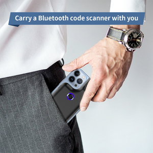JR 101D 1D 2D QR Ba lô CLIP máy quét mã vạch với <span class=keywords><strong>Bluetooth</strong></span> Máy quét di động <span class=keywords><strong>Bluetooth</strong></span> <span class=keywords><strong>PC</strong></span> kết nối - Product Image 2