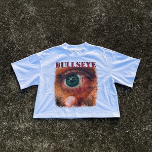 T-shirts personnalisés en coton 100% à imprimé DTG, coupe courte, streetwear pour hommes, imprimé graphique, haute qualité, t-shirt blanc ample pour hommes - Product Image 1