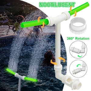สเปรย์น้ำตกสระว่ายน้ำแบบขายส่ง หัวฉีดน้ำสองหัว อุปกรณ์เสริมสำหรับเล่นน้ำกลางแจ้ง สนุกสนานในฤดูร้อน - Product Image 6