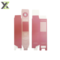Boîte à outils de kit de maquillage de couleur pantone d'impression personnalisée boîtes de papier longues pliables