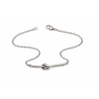 Bracelet en acier inoxydable hypoallergénique, design exclusif, style minimaliste argenté, chaîne fine exquise, polyvalent et empilable