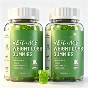 Gomitas <span class=keywords><strong>Keto</strong></span> al por Mayor, Suplemento Dietético, 60 Unidades, Formato de Gomitas Suaves y Coloridas para el Bienestar Diario, Marca Privada - Product Image 1