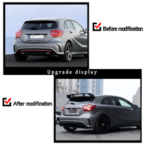 Kit de pare-chocs pour Mercedes-Benz <span class=keywords><strong>Classe</strong></span> <span class=keywords><strong>A</strong></span> W176 <span class=keywords><strong>AMG</strong></span> <span class=keywords><strong>A45</strong></span>, comprenant un ensemble de pare-chocs avant avec calandre et diffuseur arrière - Product Image 6