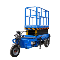Chariot élévateur à ciseaux électrique mobile en acier inoxydable pour manutention de marchandises dans les espaces étroits
