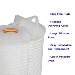 Élément filtrant plissé à grand débit, remplace les cartouches filtrantes à haut débit HF40PP070D01 3M pour l'eau industrielle - Product Image 5