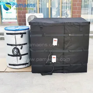 IBC Container Heating Jacket Drum Heater Blanket 55 Gallon To 275 Gallon With Thermostat