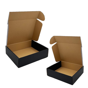 Hot OEM nhà máy sinh thái thân thiện tùy chỉnh sóng Quà Tặng gấp hộp vận chuyển giấy gửi thư quà tặng bao bì các tông hộp bưu phẩm - Product Image 4