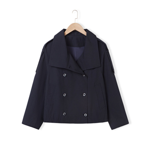 Manteau <span class=keywords><strong>trench</strong></span> ample pour femme, style coréen européen, automne, double boutonnage, écologique, doux, design exquis, respirant - Product Image 3