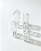 Bouteille diffuseur d'arômes en verre transparent la plus vendue, pot en verre vide portable pour crème contour des yeux, échantillon de maquillage de voyage pour boutique