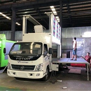 รถบรรทุกโฆษณาเคลื่อนที่ติดตั้งจอ LED 3 ด้าน P4 คุณภาพดี ยี่ห้อ Foton ลดราคาพิเศษ - Product Image 2