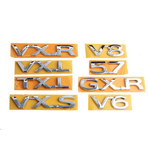 Emblème 2.5V V6 V8 VX VXR <span class=keywords><strong>TXL</strong></span> VXL pour Reiz <span class=keywords><strong>Land</strong></span> <span class=keywords><strong>Cruiser</strong></span> Prado, autocollant de couvercle de coffre en ABS, autocollants de carrosserie pour TOYOTA Refit - Product Image 4