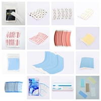 36 pièces de ruban adhésif courbé double face ultra-résistant pour perruques, systèmes capillaires et colle de fixation pour perruques en dentelle et toupets