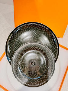 Juego de platos de cena de 2 piezas de China de hueso negro europeo de alta calidad para juego de vajilla - Product Image 5