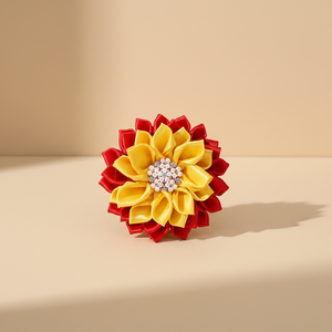 Premium Sororité Femmes Fleur Pin Layered Pétales Grec Phi Delta Kappa Et Eta Phi Beta <span class=keywords><strong>Association</strong></span> Broche Corsage - Product Image 5