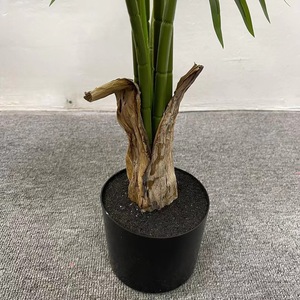 Ventaglio artificiale pianta sempreverde in plastica con 149 in vaso pianta <span class=keywords><strong>da</strong></span> <span class=keywords><strong>giardino</strong></span> stile fiorista Bonsai - Product Image 6