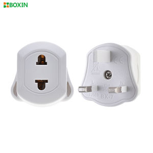 Adaptor Konverter Steker Listrik EU 2 Pin ke 3 Pin UK untuk Alat Cukur dan Sikat Gigi, Tahan Lama untuk Perjalanan - Product Image 2