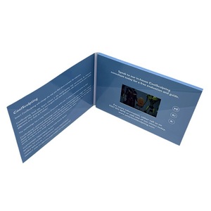 Bán Hot A5 LCD tập sách 4.3 inch Máy nghe nhạc quảng cáo cho <span class=keywords><strong>video</strong></span> cuốn sách ảnh kinh doanh Brochure thiệp chúc mừng thẻ-cho giấy thủ công mỹ nghệ - Product Image 4