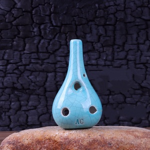 Ocarina de Cerámica de 6 Orificios en Do Alto, Instrumento Musical de Viento Nacional Chino, para Principiantes, Suministro de Fábrica - Product Image 5