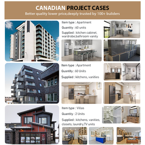 Prodeco tùy chỉnh Laminate Vòi Hiện Đại sang trọng RTA tủ bếp bộ hoàn chỉnh với thiết kế thân thiện với môi trường cho các dự án - Product Image 5