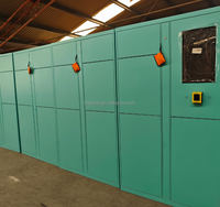 Casier à bagages électronique intelligent en métal personnalisé pour l'extérieur, pour un stockage sécurisé en public, casier à bagages intelligent multilingue