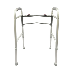 Folding Aluminium Walking Frame Adult Movable Front <strong>Wheeled</strong> Silver <strong>Walker</strong> for Elder Seniors - Product Image 6