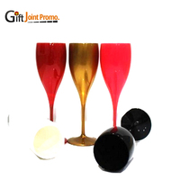 Flûtes à champagne personnalisées en gros avec logo, flûtes à champagne de bonne qualité, flûtes à champagne en plastique