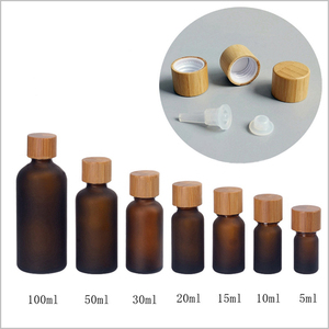 10Ml 15Ml 20Ml 30Ml Hổ Phách Mờ Thủy Tinh Mỹ Phẩm Tinh Dầu Chai Với Tre Nắp Bằng Gỗ Cho 50Ml 100Ml <span class=keywords><strong>60</strong></span> <span class=keywords><strong>Ml</strong></span> - Product Image 6