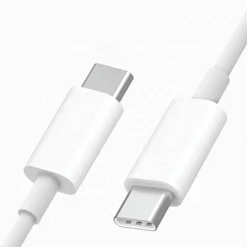 Cable de transmisión de datos de carga tipo C a tipo c para samsung, huawei, teléfono móvil y tabletas, venta al por mayor, 1/1, 5/2M, 2A