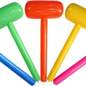 Marteau coloré marteau de dessin animé gonflable avec son cloche Clown poignée marteau drôle eau jouets pour tout-petits enfants
