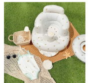Matériau PVC sain portable bébé siège gonflable enfant chaise d'alimentation salle de bain douche gonflable bébé canapé