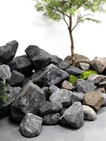 Fausse pierre d'aménagement paysager en plastique de fibre de verre, décoration artificielle de jardin de roche, grande pierre de rocaille extérieure pour l'extérieur d'hôtel