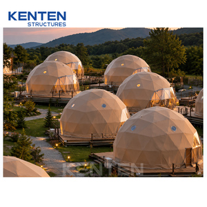 KENTEN tenda a cupola geodetica di lusso resort hotel tenda inverno tende da esterno campeggio all'aperto impermeabile resistente con stufa - Product Image 4