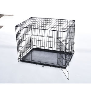 Chenil pliable solide en métal bon marché en acier inoxydable, cage pour chien, grande caisse pour chien - Product Image 4