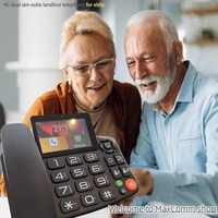 Teléfono Inalámbrico Fijo MaxComm MW-79 4G LTE GSM con Doble SIM y Batería