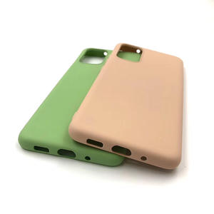 Coque arrière en silicone liquide ultra-mince de 1.2mm pour <span class=keywords><strong>Samsung</strong></span> A71 A51 A81 Plus <span class=keywords><strong>pochette</strong></span> souple pour téléphone portable - Product Image 3