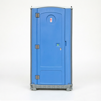 Baño Portátil Prefabricado Personalizado, Cuadrado, Transpirable, de Ensamblaje Rápido, Moderno, para Parques y Exteriores