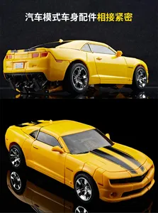 Figurine d'action robotique transformable 30CM Optimus Bumble <span class=keywords><strong>Megatron</strong></span> Noir Or en alliage, modèle Star Commander Camion Voiture, Cadeau - Product Image 5