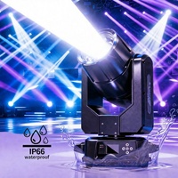 Projecteur laser RGBW étanche IP66, tête mobile, faisceau DMX512, lumière de discothèque, lumières de fête pour éclairage de scène extérieur et de mariage