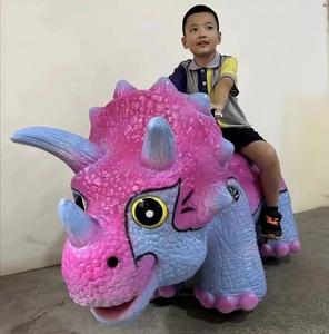 Dinosaurio Animatrónico Pequeño para <span class=keywords><strong>Parque</strong></span> Infantil, Atracción <span class=keywords><strong>de</strong></span> <span class=keywords><strong>Parque</strong></span> <span class=keywords><strong>de</strong></span> Diversiones, Control Remoto, Funciona con Monedas, Ciudad Dino - Product Image 3