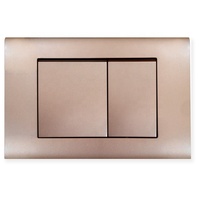 Plaque de chasse d'eau en plastique ABS mat pour citerne encastrée Plaque de chasse d'eau blanche pour citerne encastrée