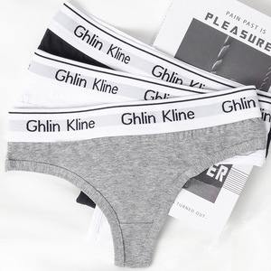 <span class=keywords><strong>Slip</strong></span> da donna a vita media in cotone con bordo ampio bianco, modello Tide Brand Explosions - Product Image 6